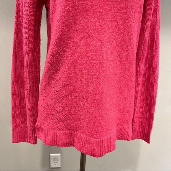 Maurice’s casual long sleeve scoop neck Pink Sweater size small - Picture 4 of 12